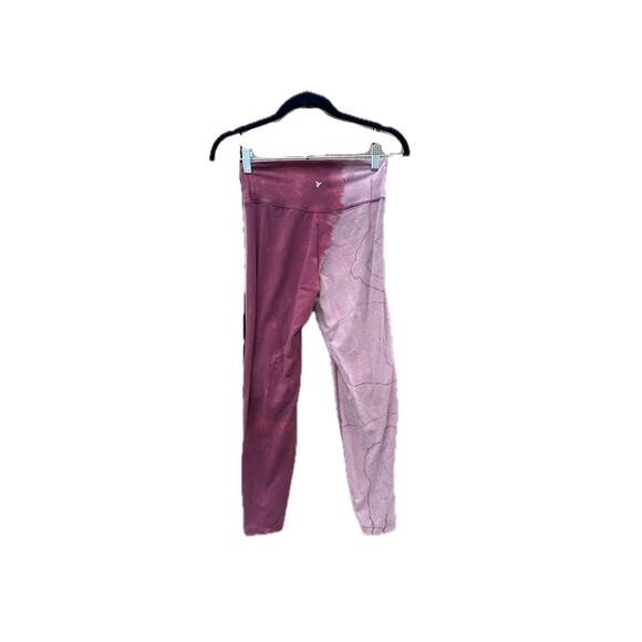Tie Dye Asymmetrical Women's Leggings | Asymmetrical Geode Tie - Reverse Dye - Picture 2 of 2